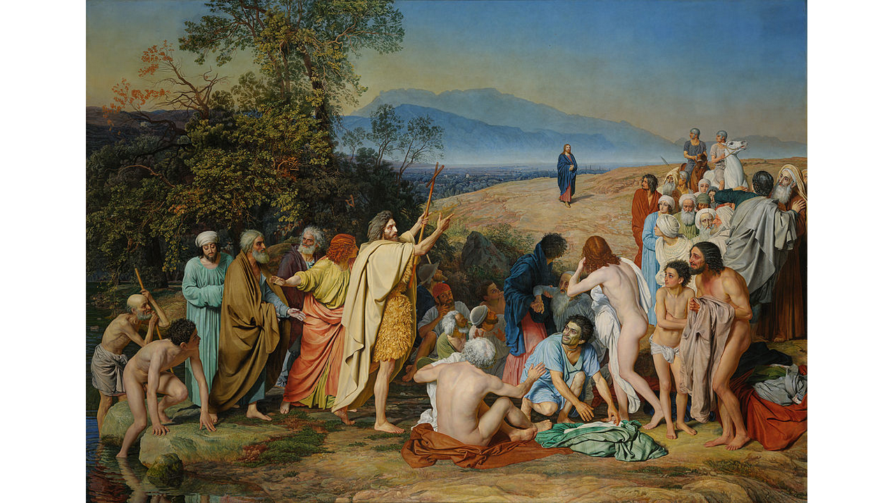 Alexandr Ivanov, Apparizione di Cristo al popolo, 1837 - 1857, Mosca, Galleria Tretiakov