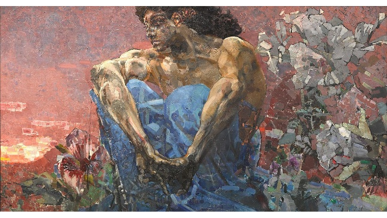 Mikhail Vrubel: Demone seduto