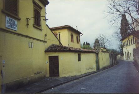 L'abitazione di Ciaikovskij in via S. Leonardo.
