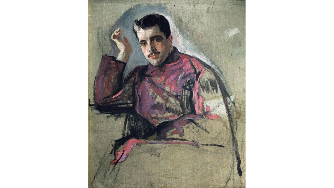 Valentin Serov, Ritratto di Sergei Diaghilev, 1904, San Pietroburgo, Museo Russo