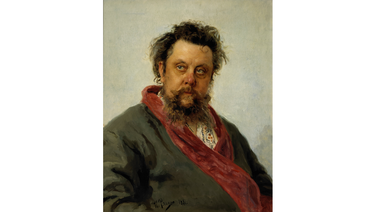 Ilya Repin, Ritratto di Modest Mussorgsky, 1881, Mosca, Galleria Tretiakov