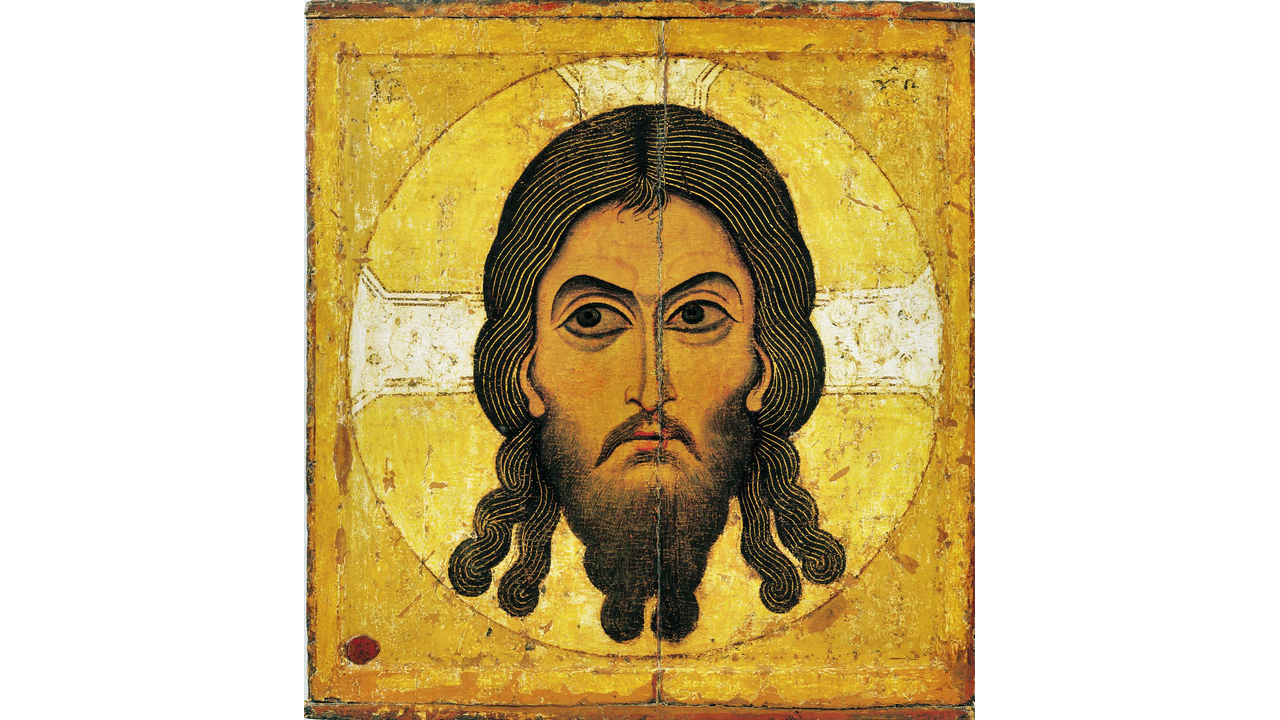 Antica icona raffigurante Cristo - Tretiakov Gallery, Moscow